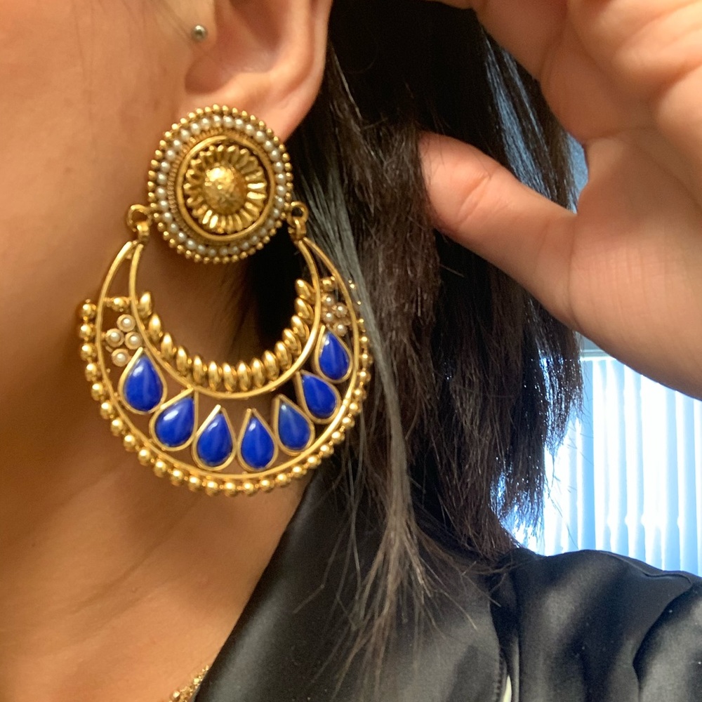 Indian gold earrings ( Ramleela Earrings) 💕